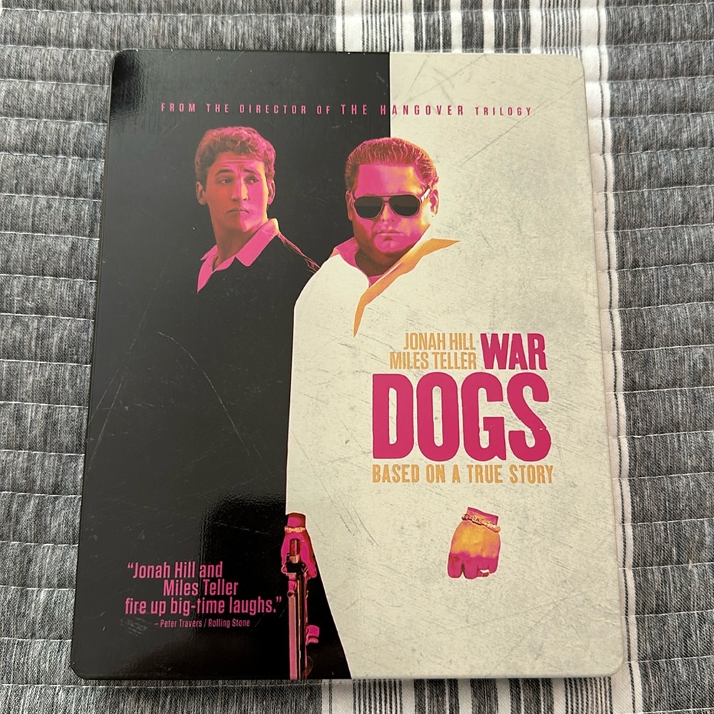 War dogs, DVD Blu-ray in metal great condition